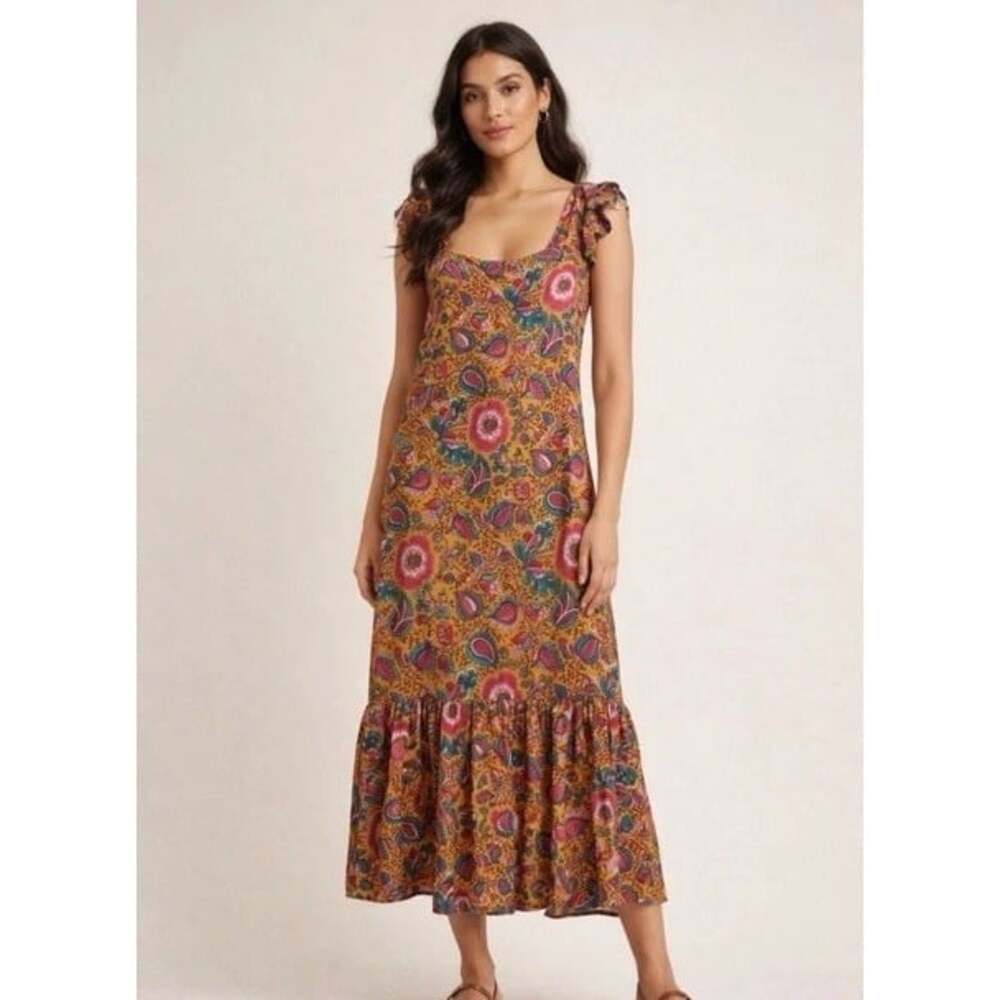 House of Harlow 1960 Jackie maxi dress NEW Size Xs Fall Boho Hippie